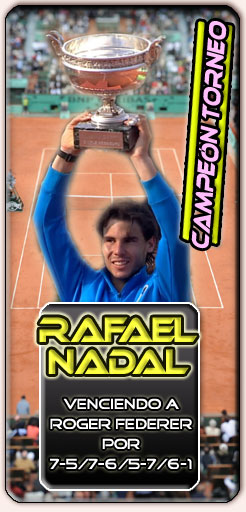 Caja Campe�n Torneo Roland Garros